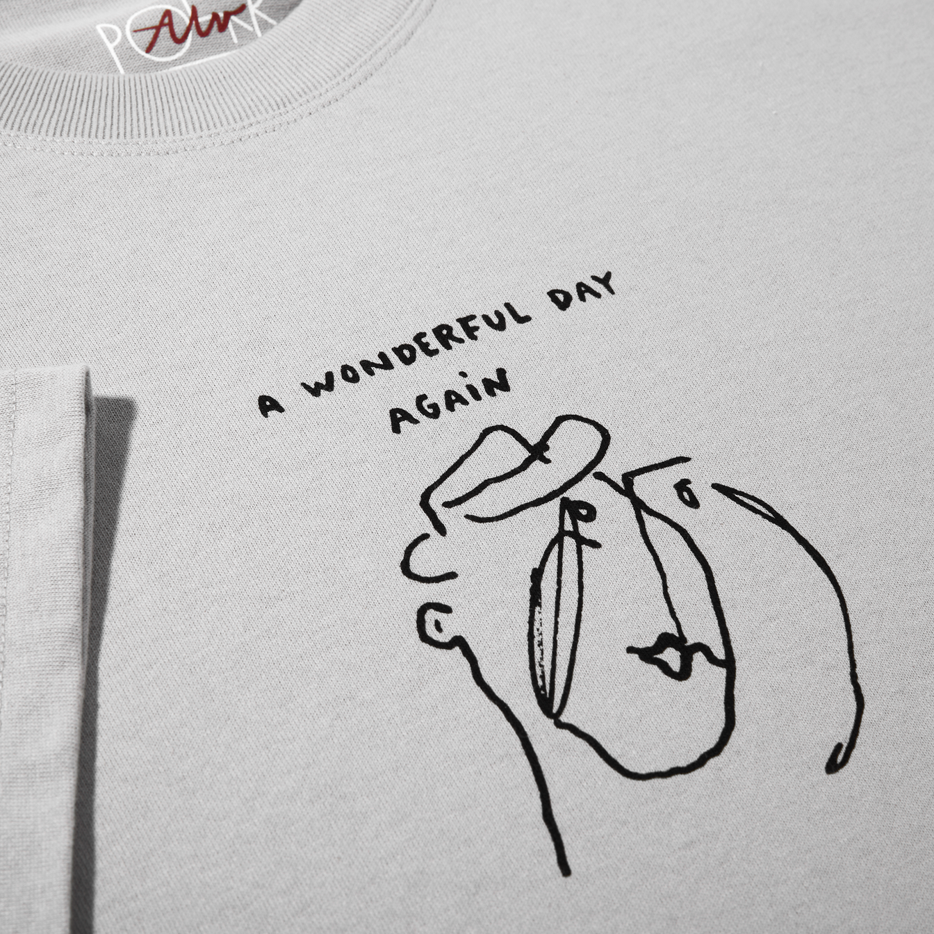 Wonderful Day Tee - Silver