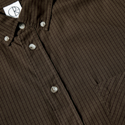 Ben Poplin LS Shirt - Brown