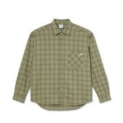 Mitchell LS Shirt Flannel - Green/Beige