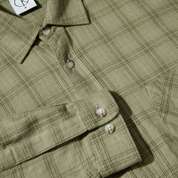 Mitchell LS Shirt Flannel - Green/Beige