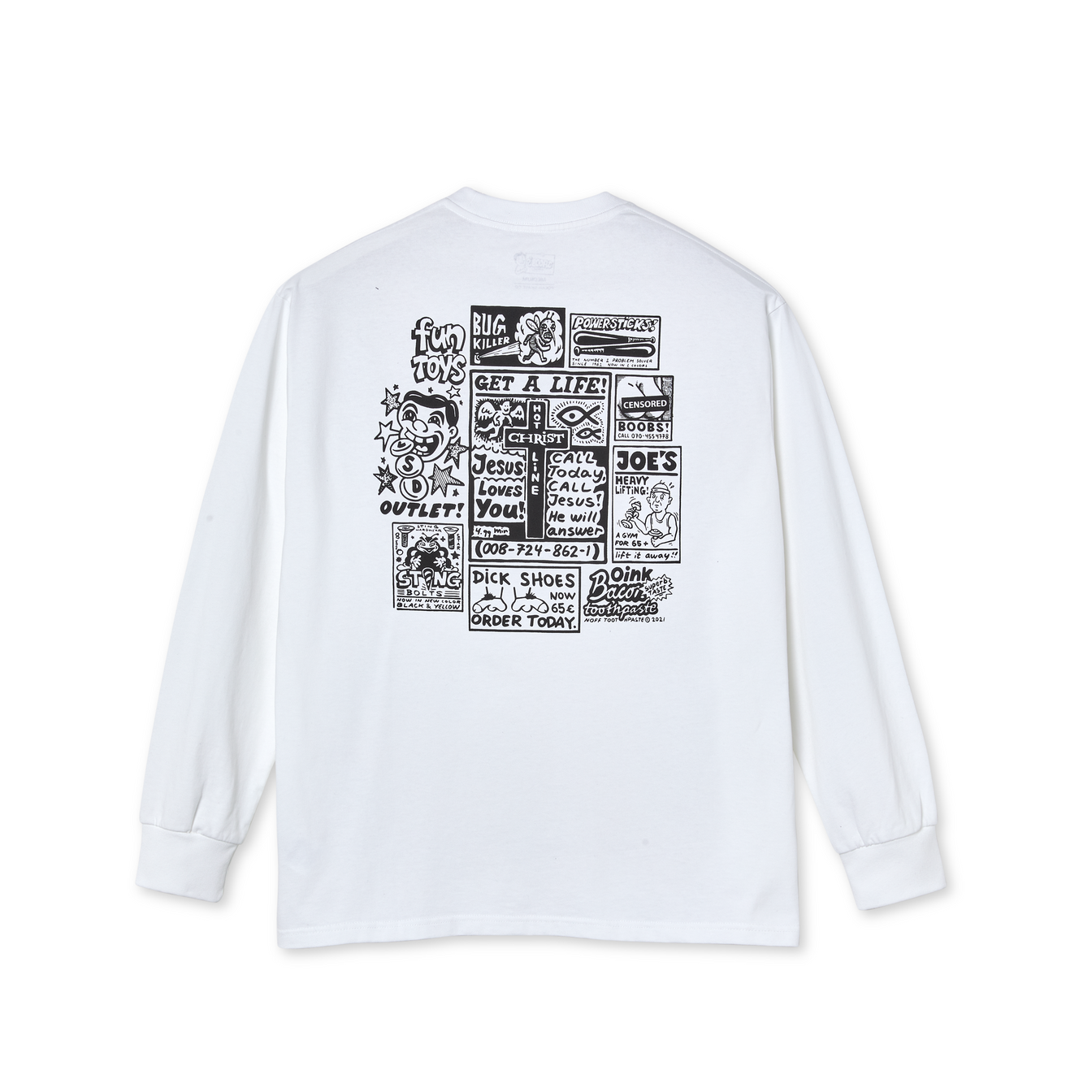 Classifieds Longsleeve - White