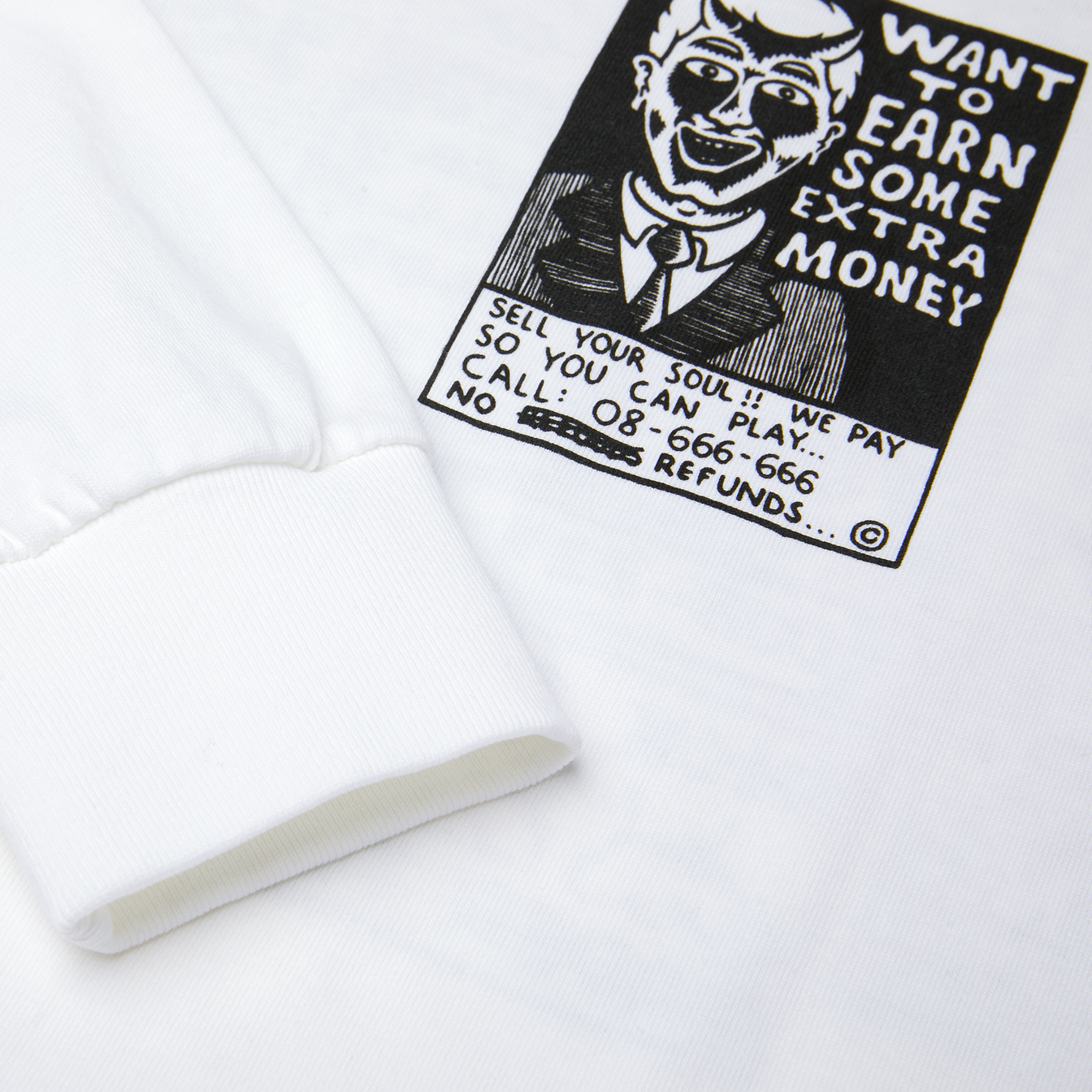 Classifieds Longsleeve - White