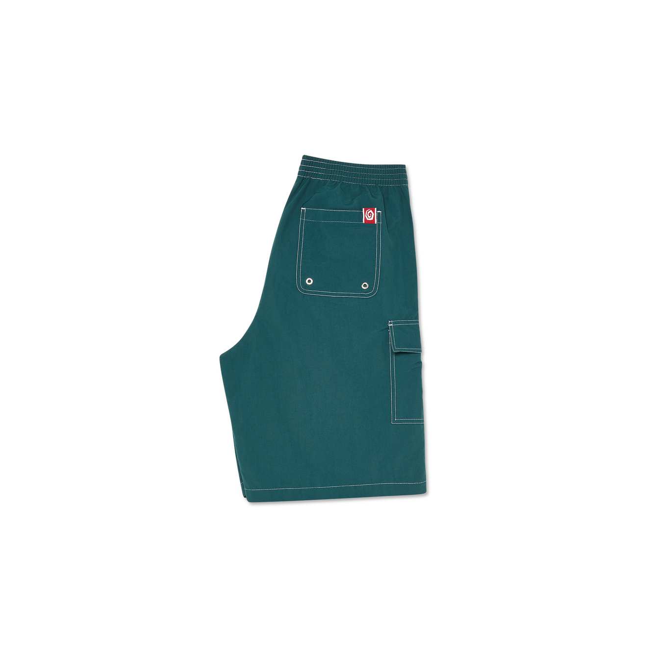 Spiral Swim Shorts - Dark Green