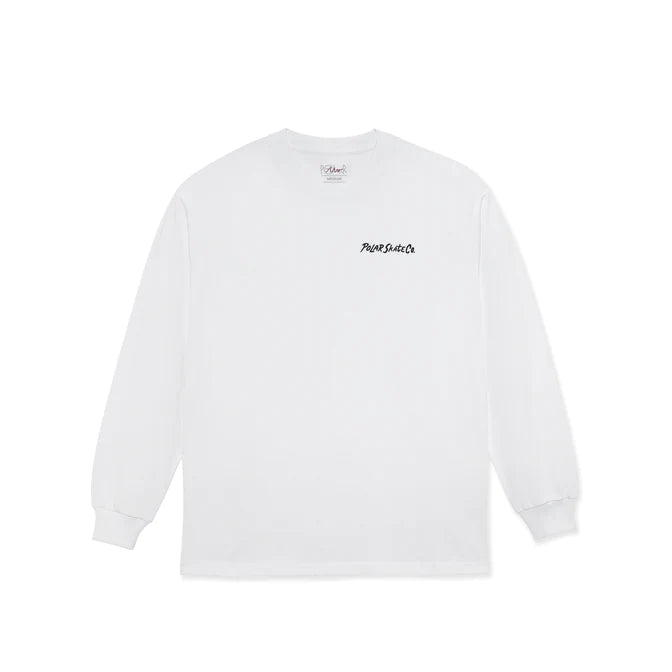 Campfire LS Tee - White