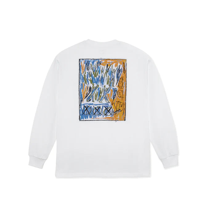 Campfire LS Tee - White