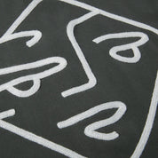T-shirt de bowling Diamond Face - Graphite/Blanc