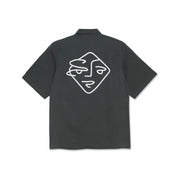 T-shirt de bowling Diamond Face - Graphite/Blanc