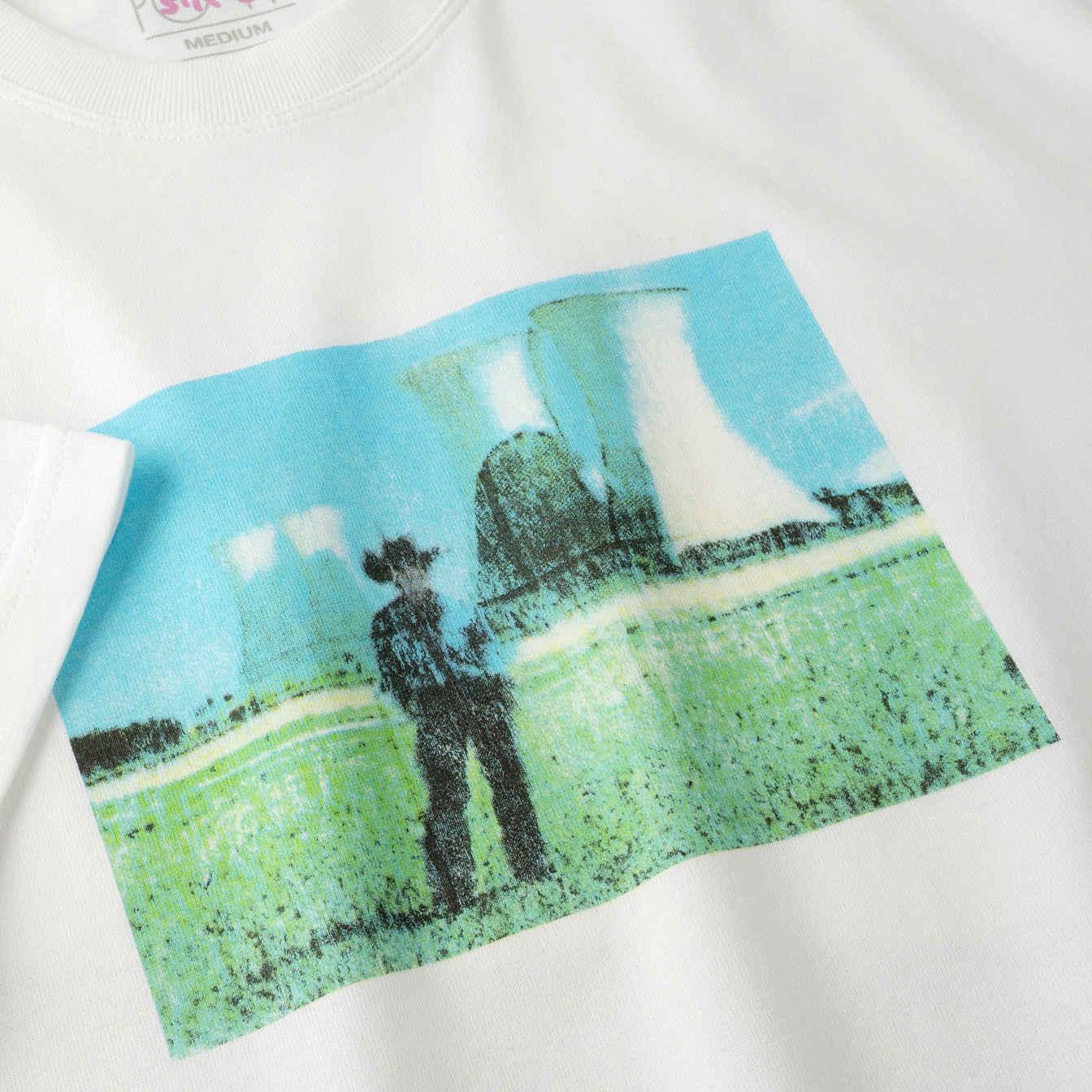T-shirt Texas - Blanc