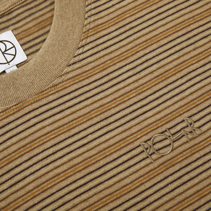 Stripe Surf Tee - Camel