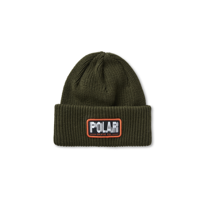 Earthquake Merino Beanie - Army Green