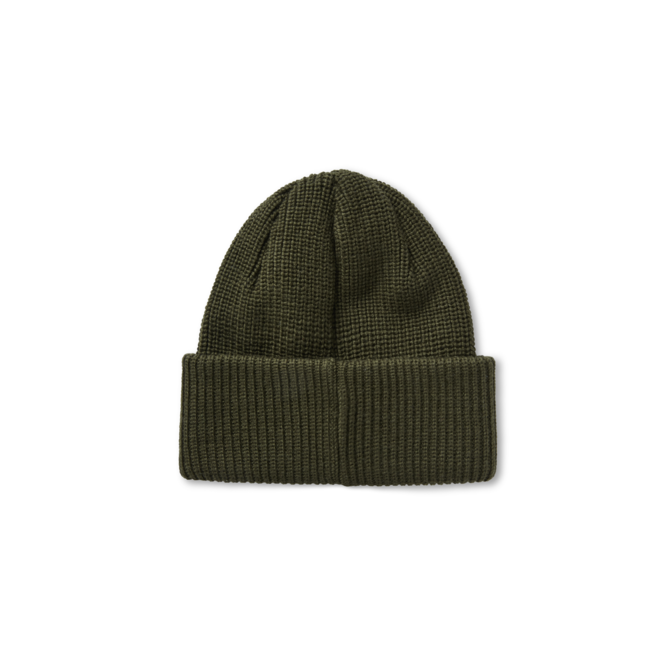 Earthquake Merino Beanie - Army Green
