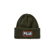 Earthquake Merino Beanie - Army Green