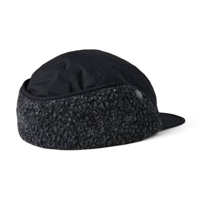 Sherpa Flap Cap - Black