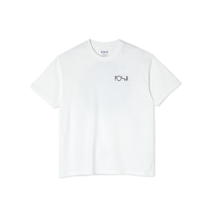 Smoking Lady Fill Logo Tee - White