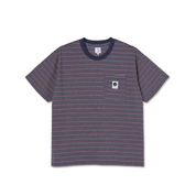 Stripe Pocket Tee - Navy