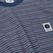 Stripe Pocket Tee - Navy