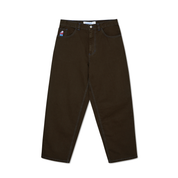 Jean Big Boy - Coutures marron/bleu 