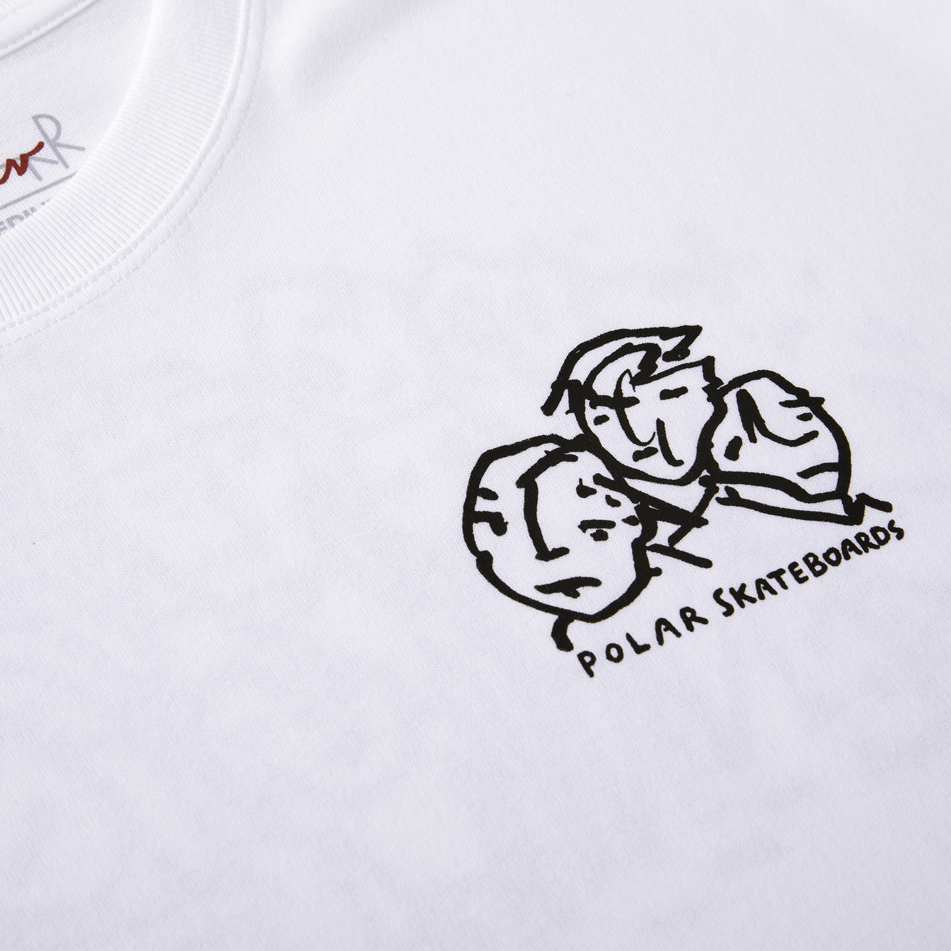 Lunch Doodle Tee - White