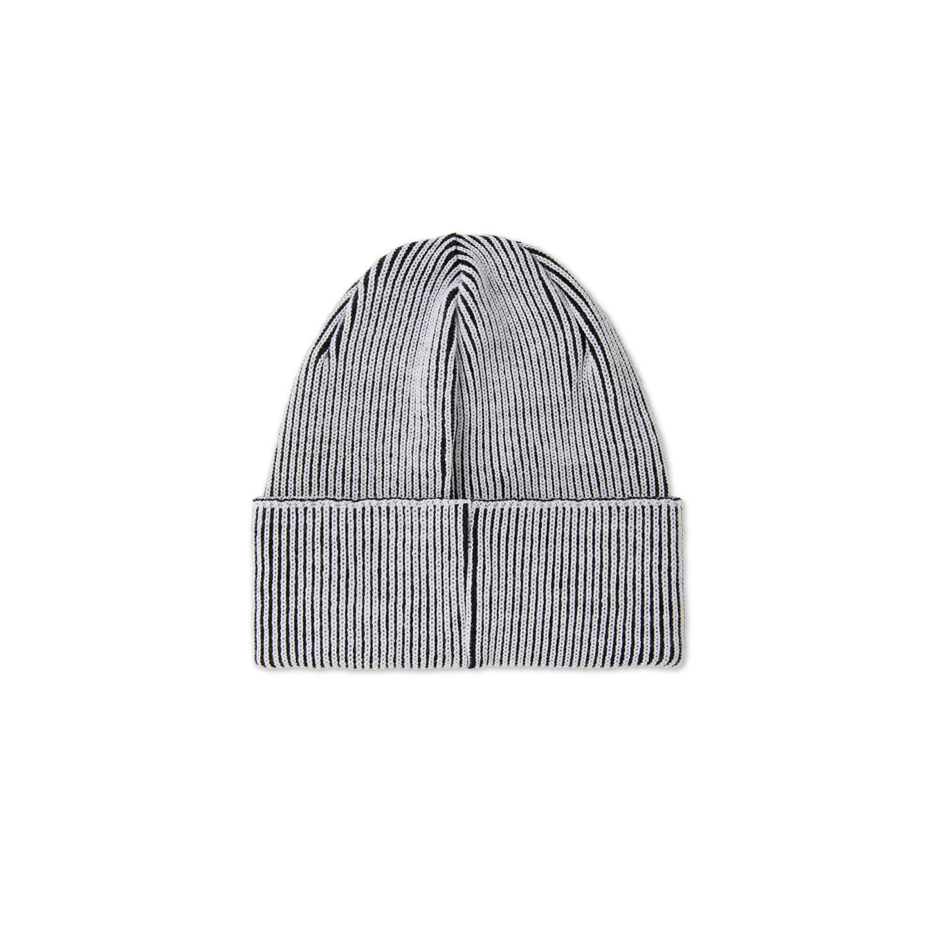 Merino Lines Beanie - White/Black