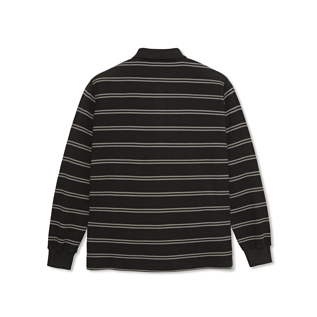 Polo LS - Stripe Black