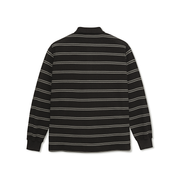 Polo LS - Stripe Black