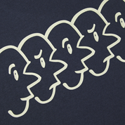 Faces Tee - New Navy
