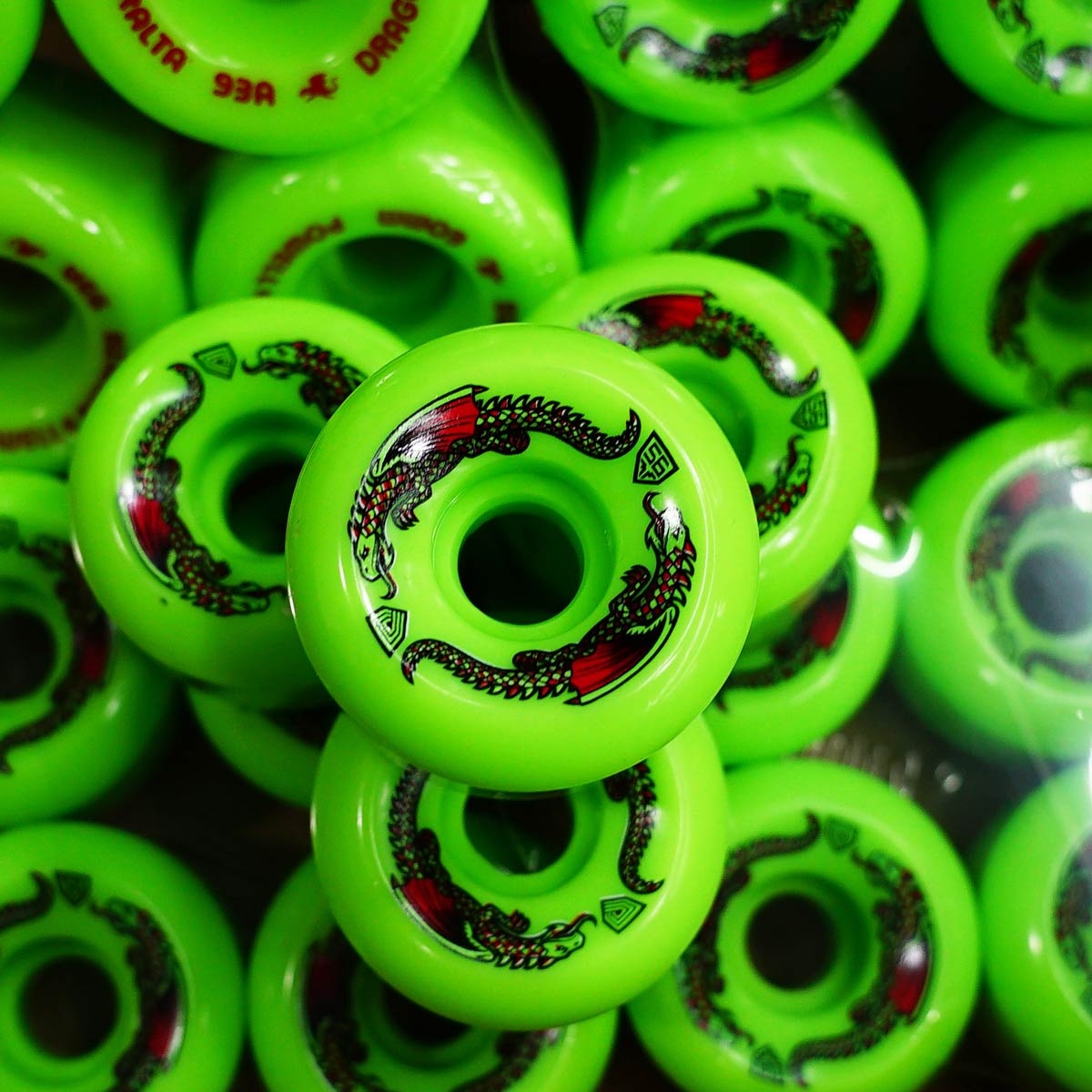 Dragon Formula Wheels 93A 56mm x 36mm - Green