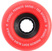 Roues Snakes Rouge 75A - 66mm