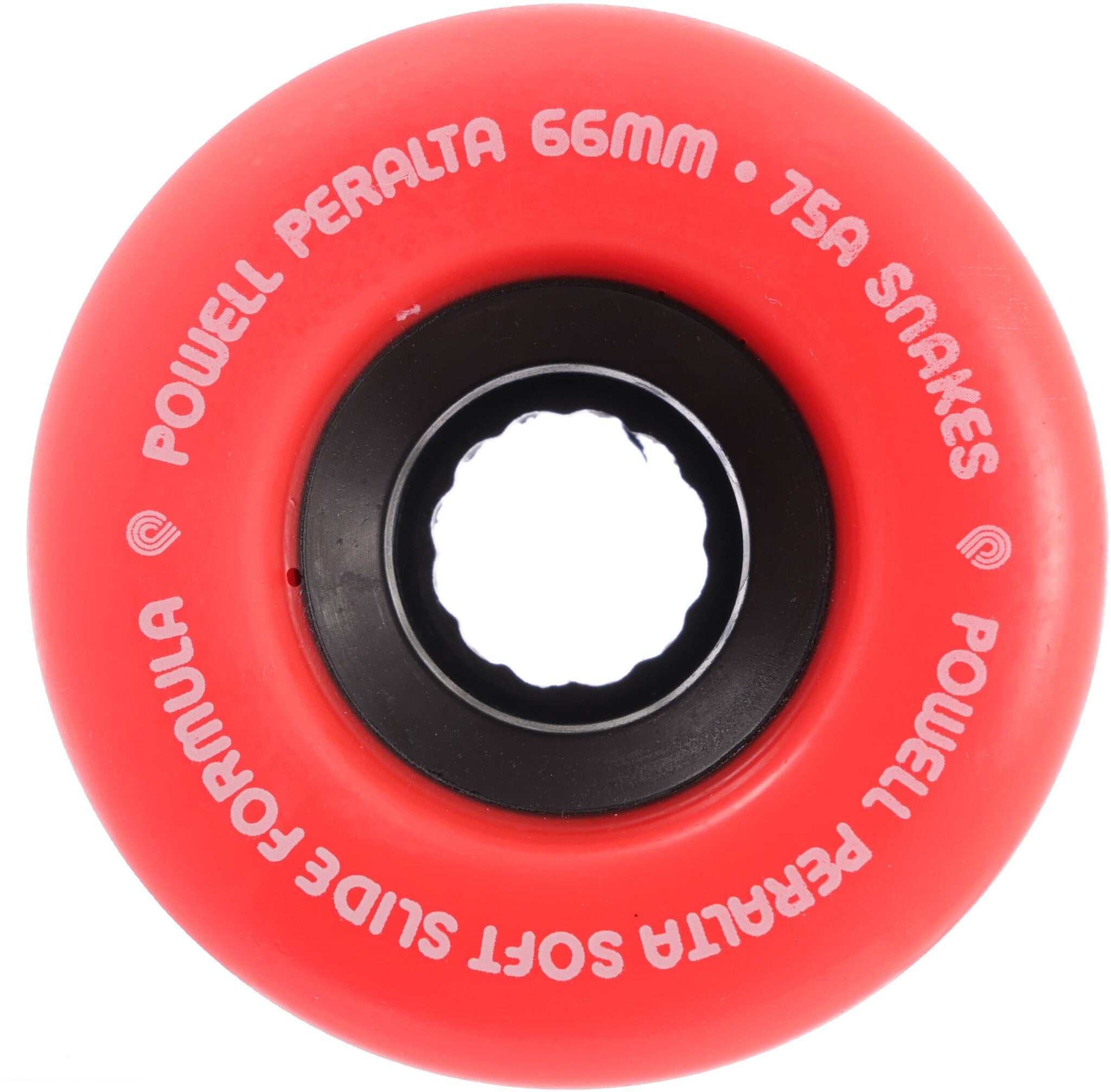 Roues Snakes Rouge 75A - 66mm