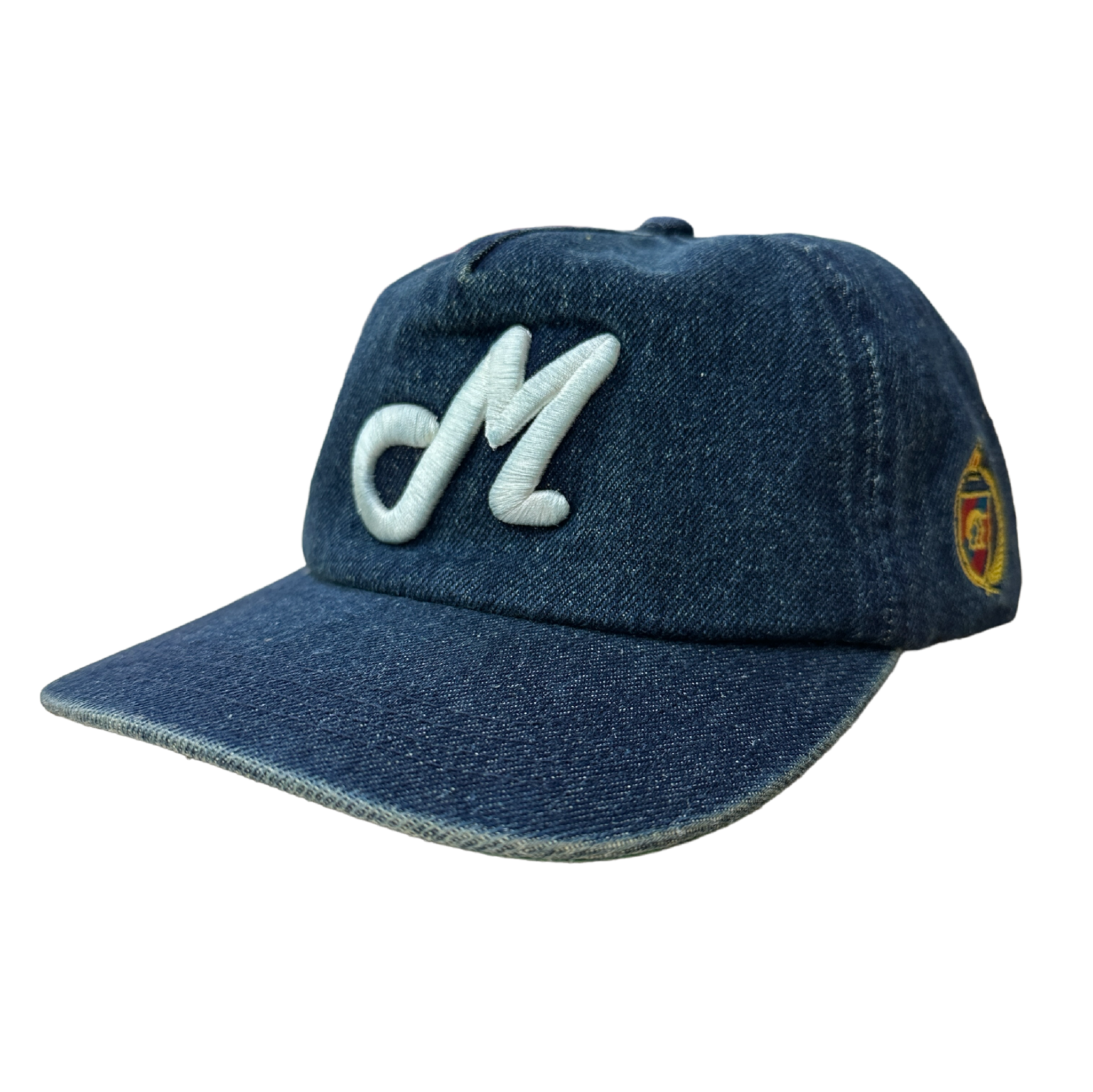 Montreal Snapback Cap - Washed Denim