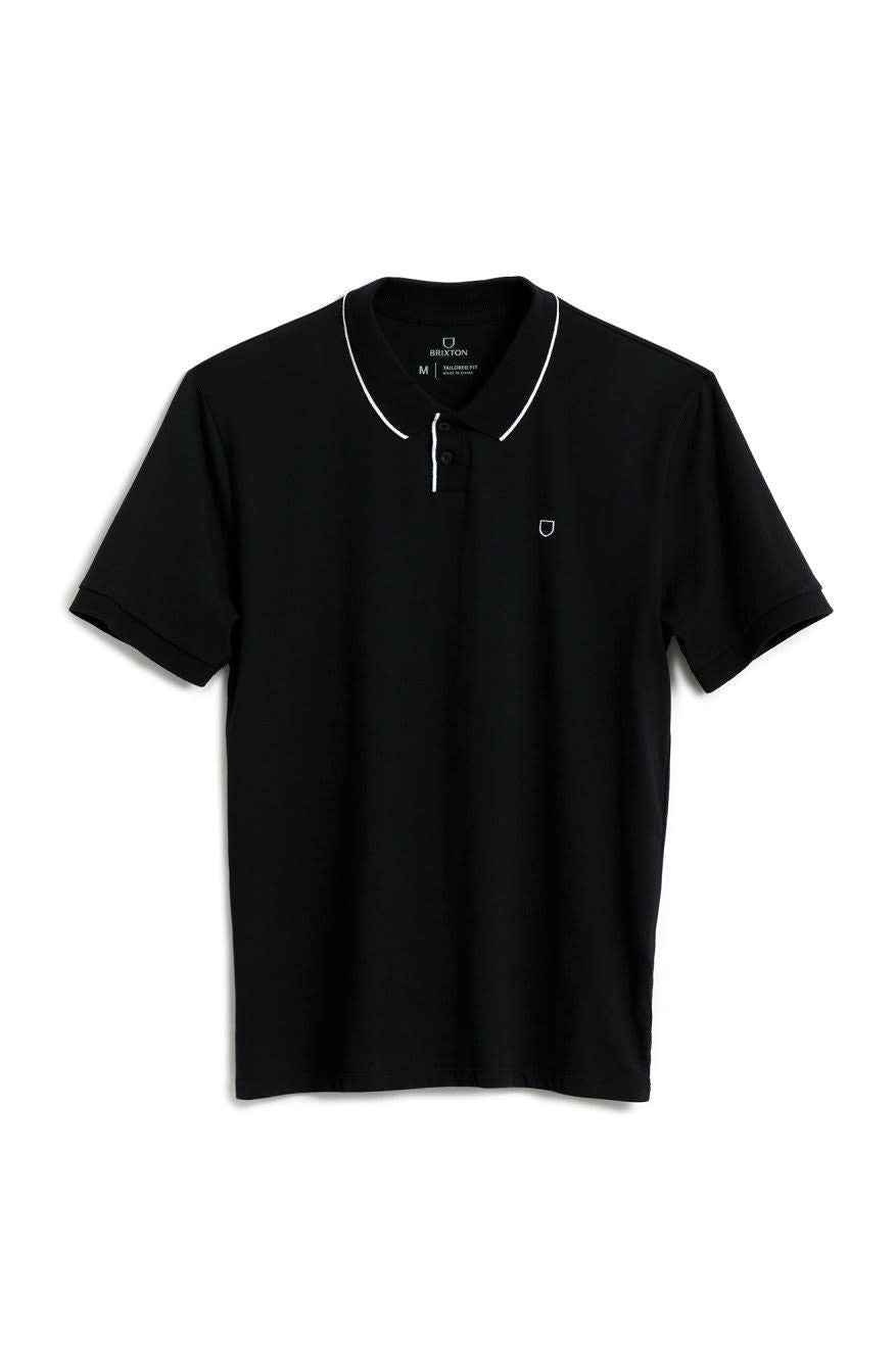 Polo en tricot S/S Proper - Noir