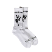 Chaussettes Beware Psocks - Blanc