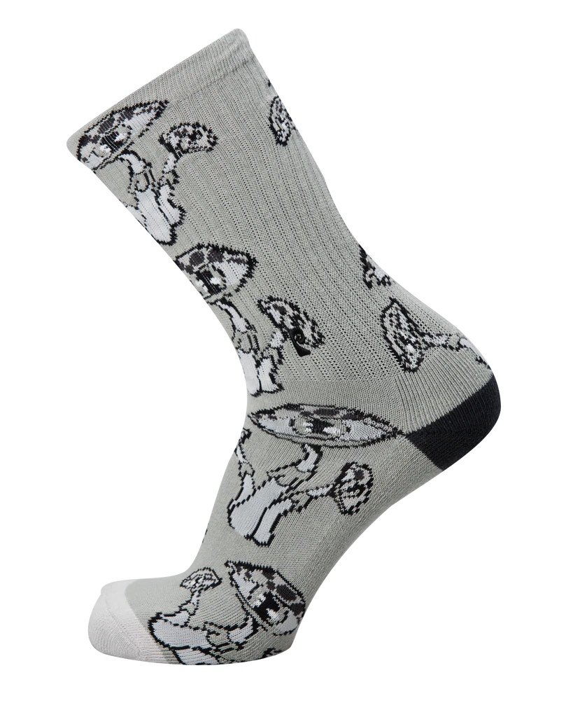 All Seeing Shroom Psocks - Grey