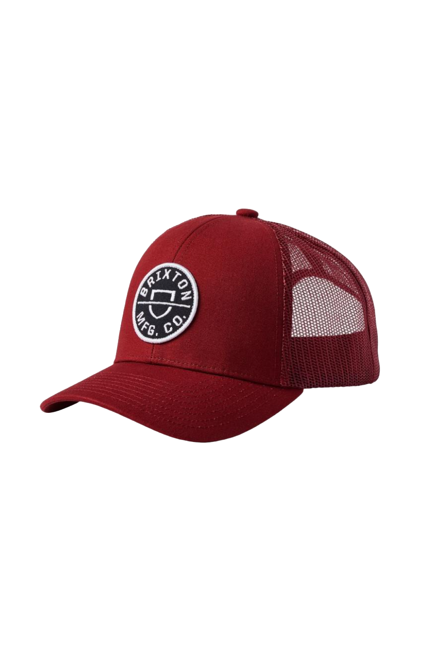 Crest Netplus MP Trucker Hat - Burgundy/Burgundy