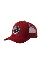 Crest Netplus MP Trucker Hat - Burgundy/Burgundy