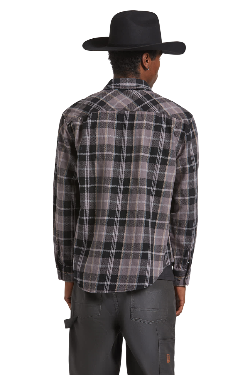Vintage Wash Flannel - Black/Charcoal Beige/Slate