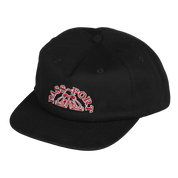 Crystal 5 Panel Cap - Black