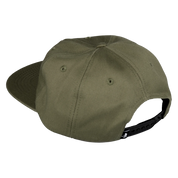 Casquette à 5 panneaux en cristal - Olive