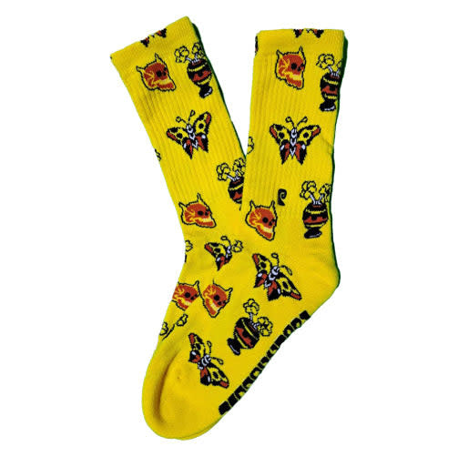 Chaussettes Rebirth - Jaune