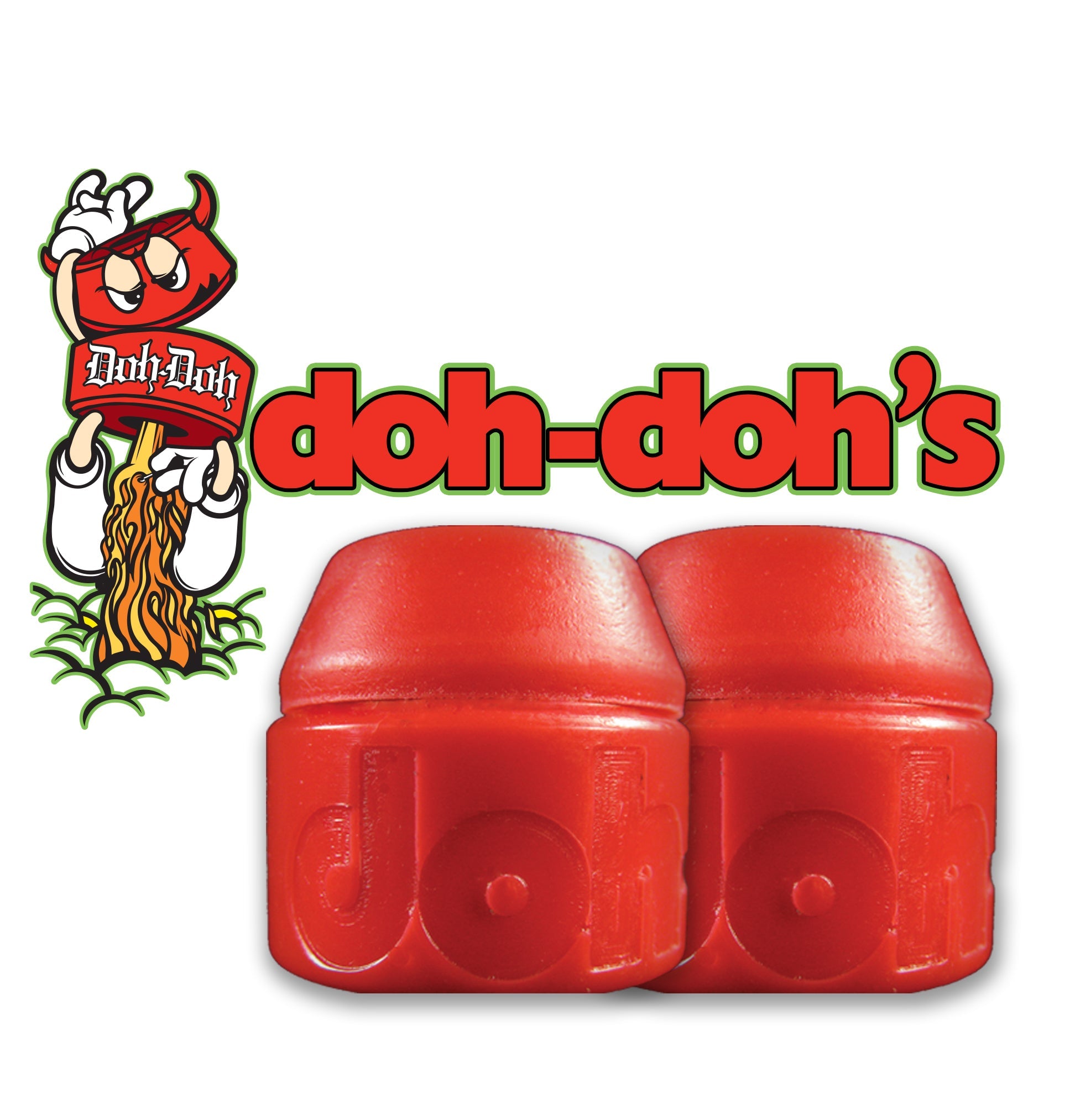 Doh-Doh's Bushings - Rouge 95A (Dureté Moyenne)