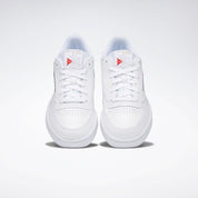 Club C 85 - Blanc/Gris transparent 