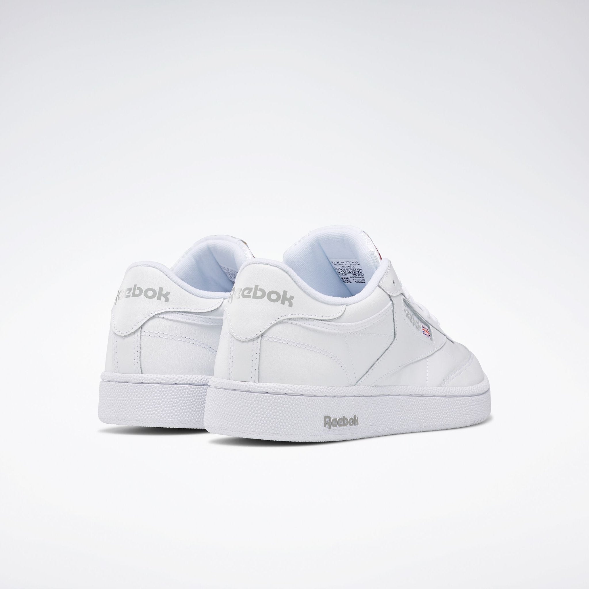 Club C 85 - Blanc/Gris transparent 