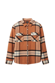 Bowery L/S Flannel - Mocha Plaid