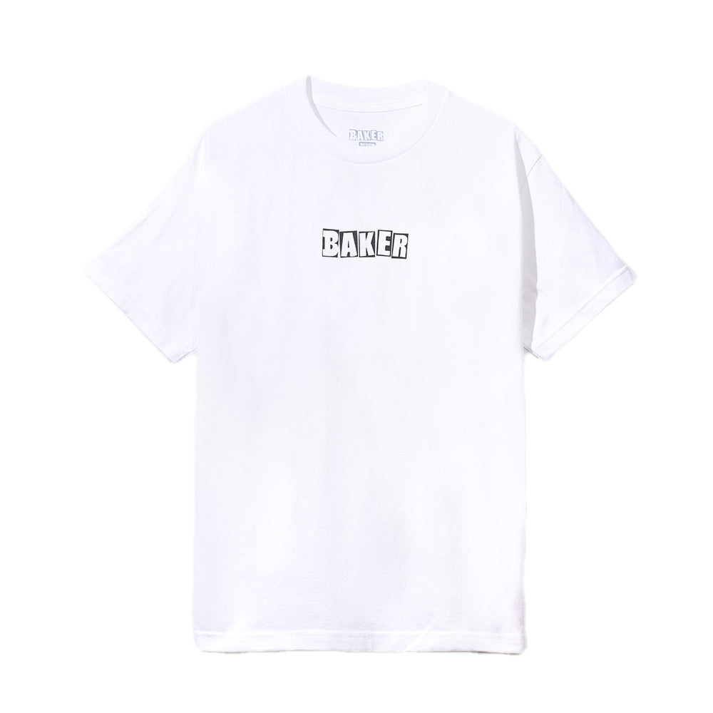 T-shirt avec logo de marque - Blanc