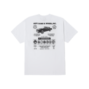 T-shirt Rim &amp; Wheel Inc. - Blanc 