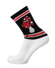 Rolling Shrooms Psocks - Black/Red