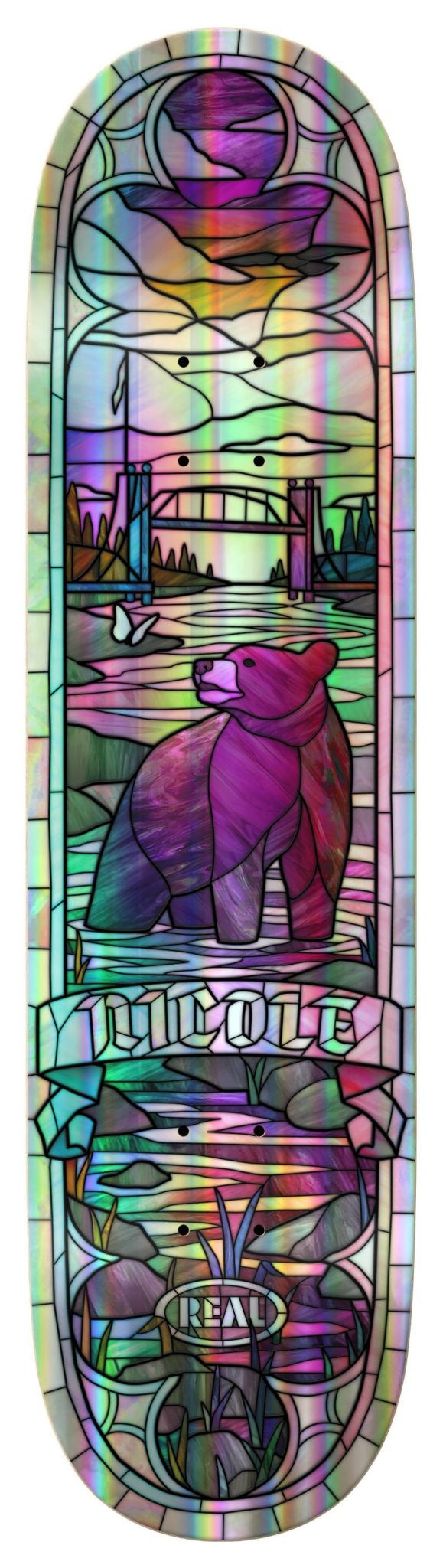 Nicole Holographic Cathedral Deck - 8.38"