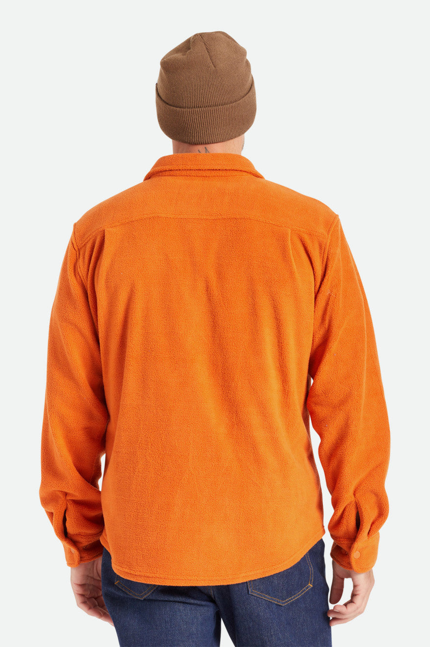 Bowery L/S Arctic Stretch Fleece - Burnt Orange