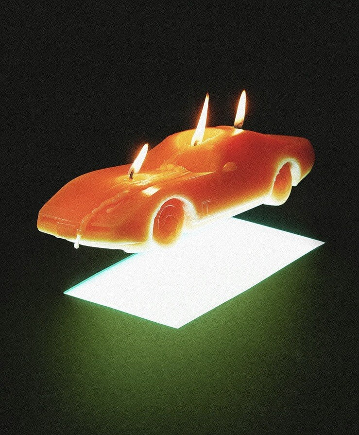 HUF x Larry June Corvette Car Candle - Scented Orange