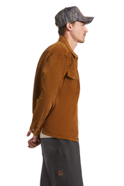 New West Relaxed Overshirt - Washed Copper Corduroy